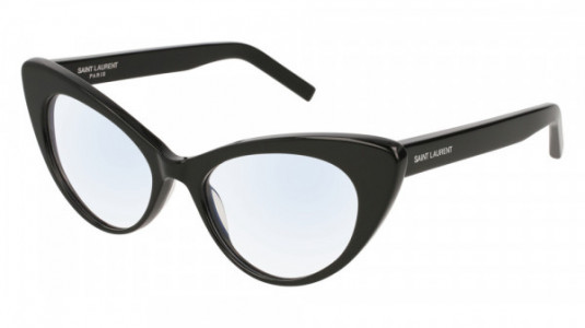 Saint Laurent SL 217 Eyeglasses, 001 - BLACK