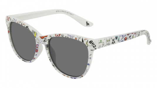 Stella McCartney SK0038S Sunglasses, 007 - MULTICOLOR with GREY lenses