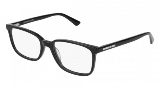 McQ MQ0126O Eyeglasses, 001 - BLACK
