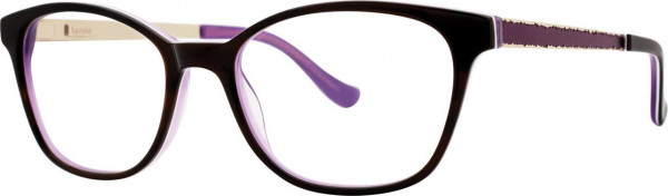 Kensie Travel Eyeglasses, Dark Tortoise Purple