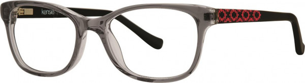Kensie Crimp Eyeglasses, Grey