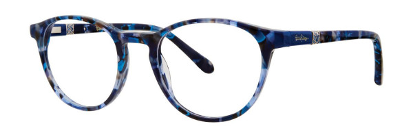 Lilly Pulitzer Jaci Eyeglasses, Blue Tortoise