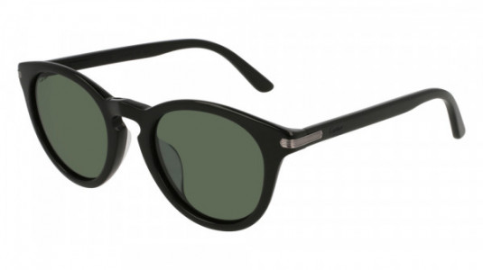 Cartier CT0010SA Sunglasses, 001 - BLACK with GREEN polarized lenses