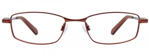 EasyClip EC417 Eyeglasses, 010 - Satin Dark Brown & Light Brown