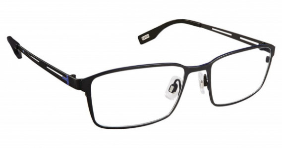 Evatik EVATIK 9168 Eyeglasses, (951) BLACK COBALT