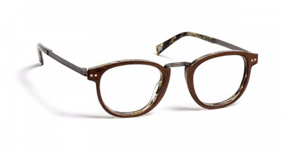 J.F. Rey JF1454 Eyeglasses, BROWN LEATHER/DEMI (9045)