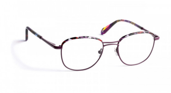 J.F. Rey PM047 Eyeglasses, PM047 7535 PLUM/DEMI RED (7535)