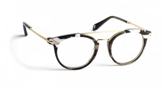 J.F. Rey PA057 Eyeglasses, PA057 0510 BLACK/WHITE (0510)