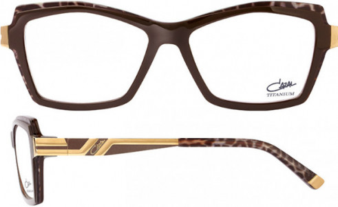 Cazal Cazal 2503 Eyeglasses, 003 Brown-Cheetah-Gold