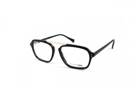 William Morris WM50040 Eyeglasses, BLACK/GOLD (C1)