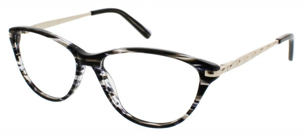 Ellen Tracy SOCHI Eyeglasses, Black Horn