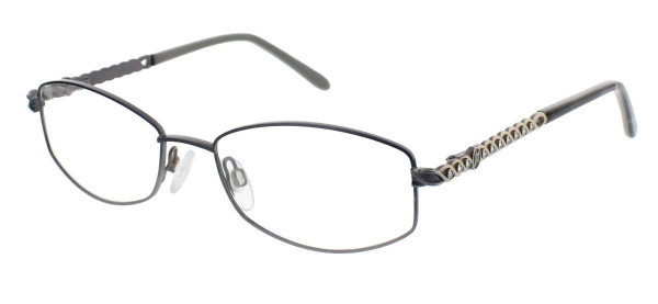 Jessica McClintock JMC 4036 Eyeglasses, Blue Grey