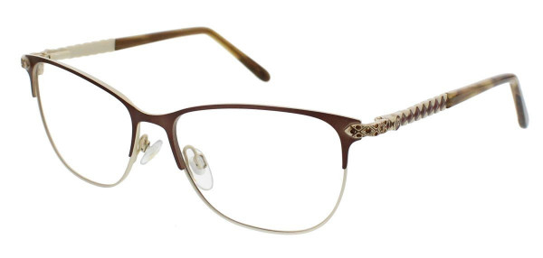 Jessica McClintock JMC 4040 Eyeglasses, Brown