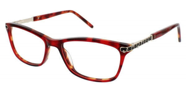 Jessica McClintock JMC 4044 Eyeglasses, Red