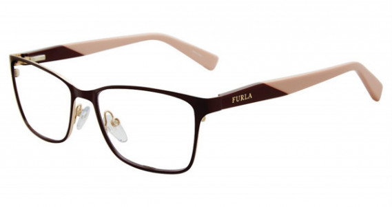 Furla V04350 Eyeglasses, Burgundy 0307