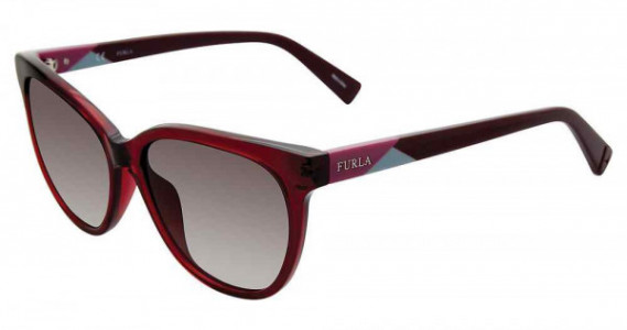 Furla SFU137 Sunglasses, Burgundy