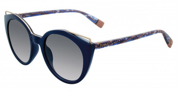 Furla SFU153 Sunglasses, Blue 03GR