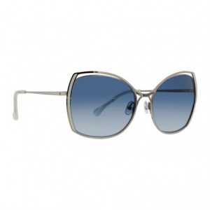 Trina Turk Mustique Sunglasses, Silver