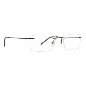 Totally Rimless TR 267 Connection Eyeglasses, Navy