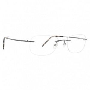 Totally Rimless TR 186 Interface Eyeglasses, Grey/Dark Grey