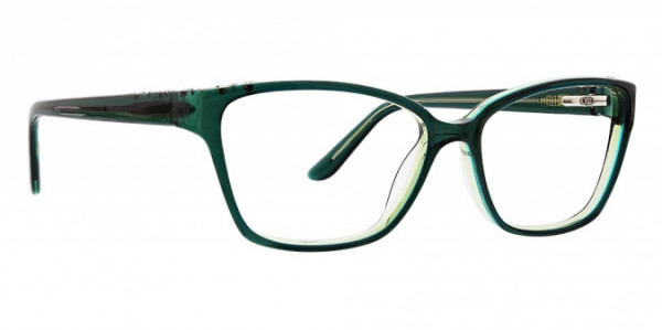 Badgley Mischka Nicole Eyeglasses, Emerald