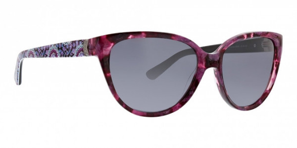 Vera Bradley Opal Sunglasses, Lilac Medallion