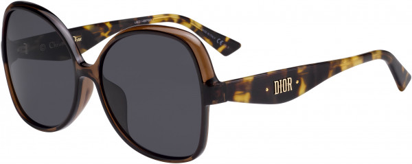 Christian Dior Diornuancef Sunglasses, 009Q Brown