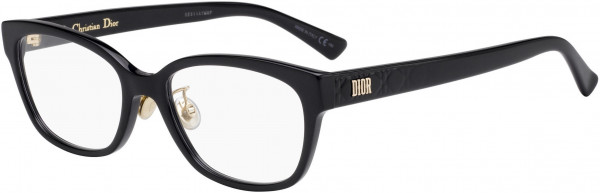 Christian Dior LADYDIORO 2F Eyeglasses, 0807 Black