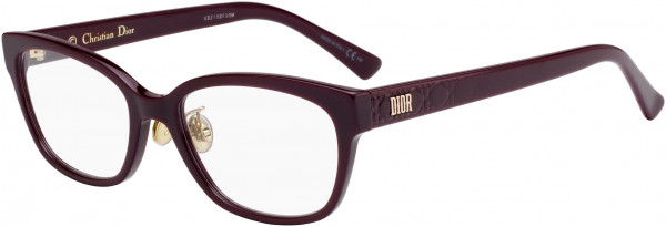 Christian Dior LADYDIORO 2F Eyeglasses, 0LHF Opal Burgundy