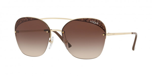 Vogue VO4104S Sunglasses, 848/13 PALE GOLD (GOLD)