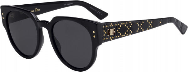 Christian Dior Ladydiorstuds 3 Sunglasses, 0807 Black
