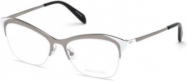 Emilio Pucci EP5074 Eyeglasses, 008 - Shiny Gunmetal