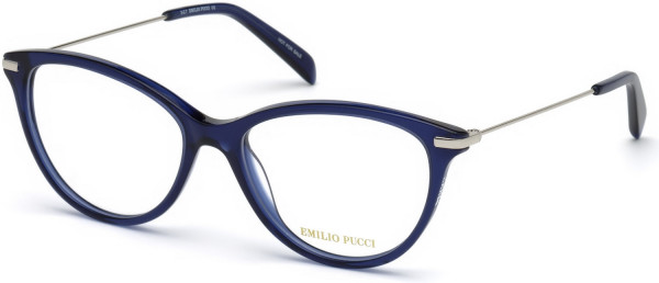 Emilio Pucci EP5082 Eyeglasses, 090 - Shiny Blue