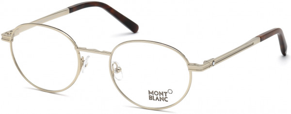 Montblanc MB0730 Eyeglasses, 032 - Gold