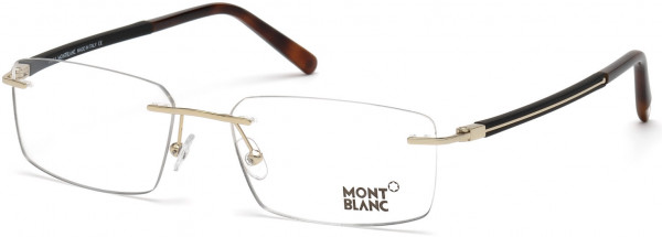 Montblanc MB0731 Eyeglasses, 032 - Gold