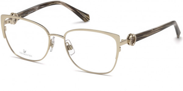 Swarovski SK5256 Eyeglasses, 028 - Shiny Rose Gold