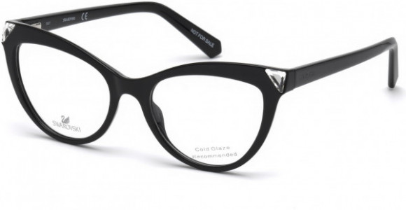 Swarovski SK5268 Eyeglasses, 001 - Shiny Black