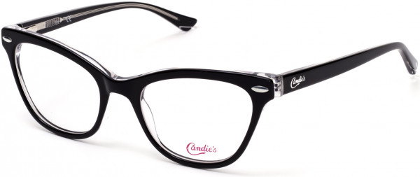 Candie's Eyes CA0161 Eyeglasses, 003 - Black/crystal