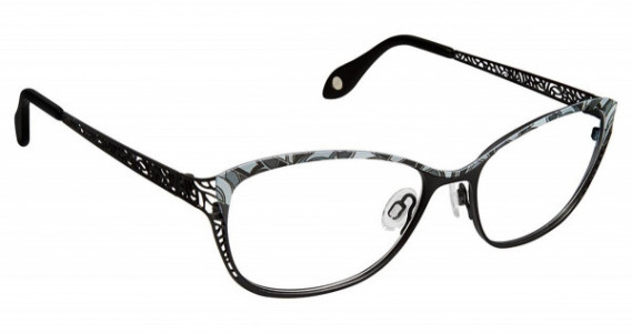 Fysh UK FYSH 3606 Eyeglasses, (828) BLACK MOSAIC