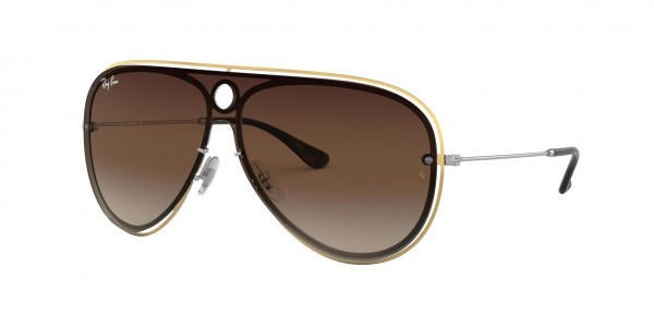 Ray-Ban RB3605N Sunglasses, 909613 SILVER/GOLD (GOLD)