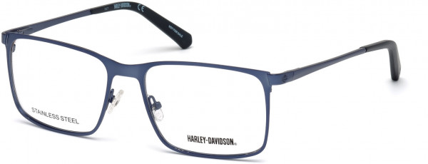 Harley-Davidson HD0777 Eyeglasses, 091 - Matte Blue