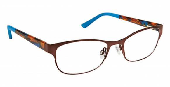 SuperFlex SF-520 Eyeglasses, (1) BROWN