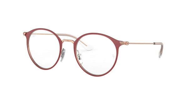 Ray-Ban Junior RY1053 Eyeglasses, 4077 MATTE BORDEAUX ON ROSE GOLD (BORDEAUX)