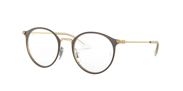 Ray-Ban Junior RY1053 Eyeglasses, 4078 MATTE BROWN ON ARISTA (BROWN)