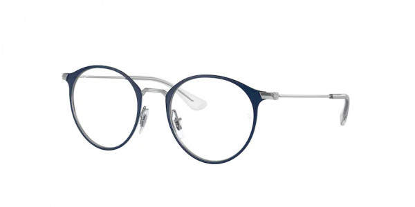 Ray-Ban Junior RY1053 Eyeglasses, 4085 BLU ON SILVER (BLUE)
