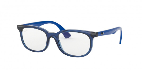 Ray-Ban Junior RY1584 Eyeglasses, 3686 TRANSPARENT BLUE (BLUE)