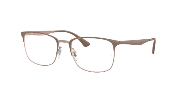 Ray-Ban Optical RX6421 Eyeglasses, 2973 BEIGE ON COPPER (BROWN)