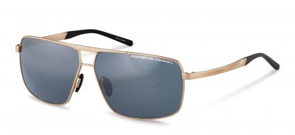 Porsche Design P8658 Sunglasses, C gold (black blue, silver mirrored)