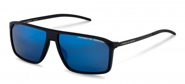 Porsche Design P8653 Sunglasses, A black (strong dark blue mirrored)