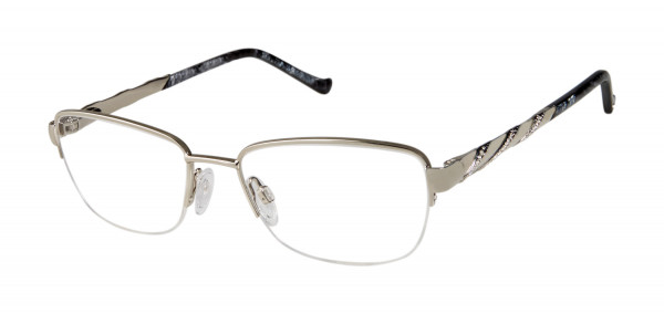 Tura TE257 Eyeglasses, Silver (SIL)